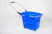 Picture of Shopping Baskets Rolling (Blue)